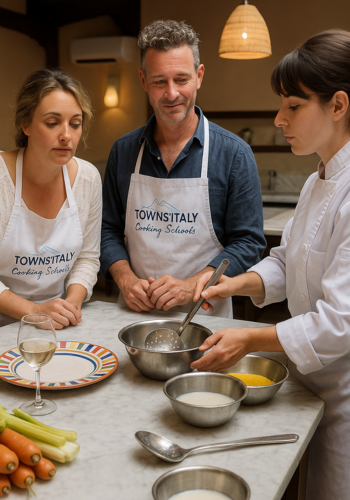 Aprende los secretos de la gastronomía italiana en una experiencia íntima y gourmet.
